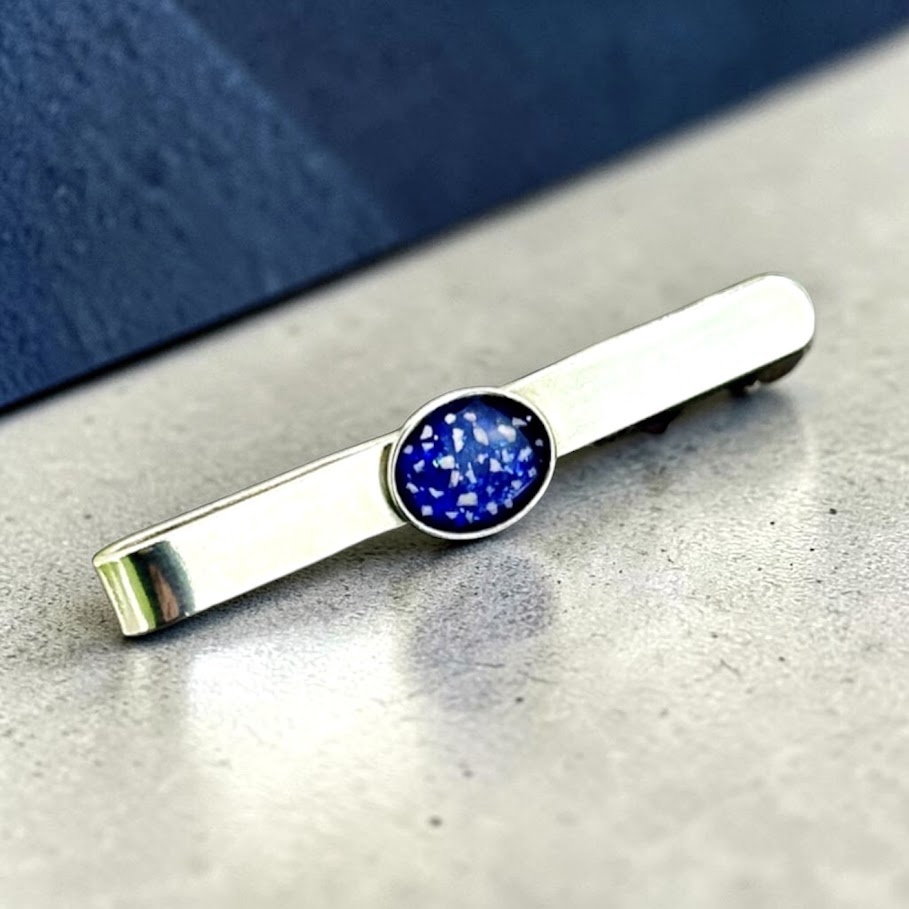 Sterling Silver Memorial Tie Slide