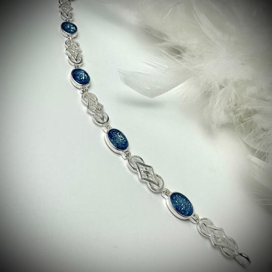 Sterling Silver Celtic Infinity Memorial Bracelet