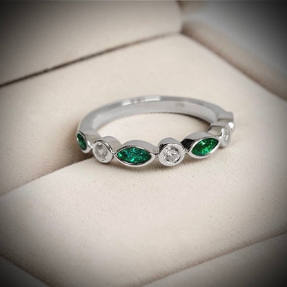 Sterling Silver Eternity Memorial Ring
