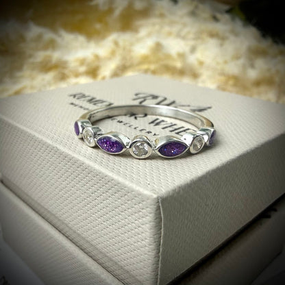 Sterling Silver Eternity Memorial Ring