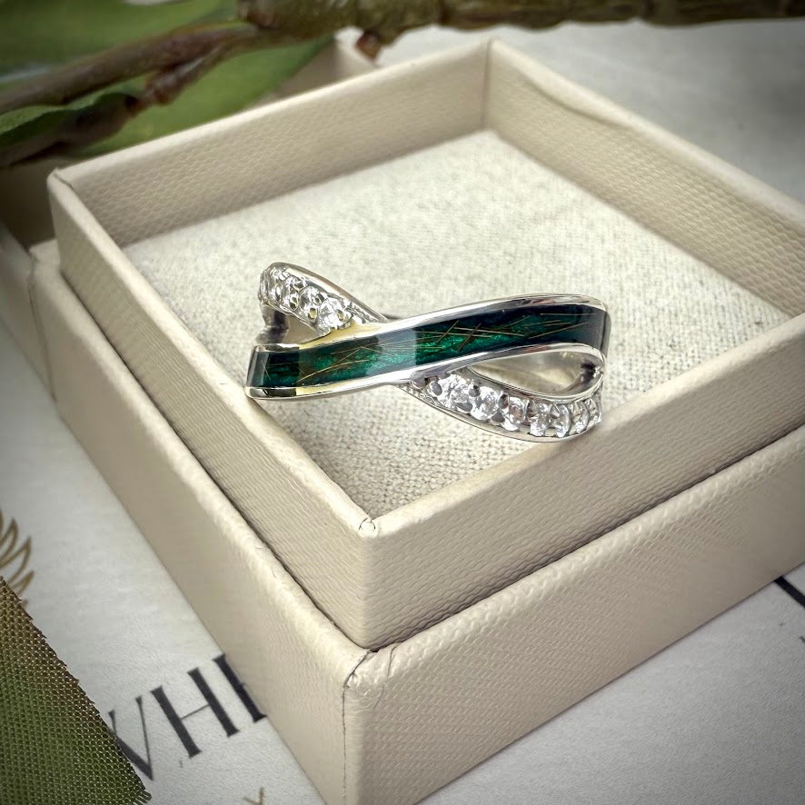 Sterling Silver Infinity Memorial Ring