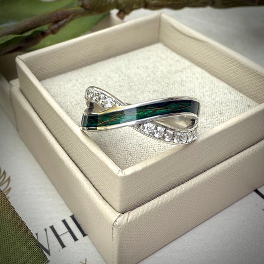 Sterling Silver Infinity Memorial Ring