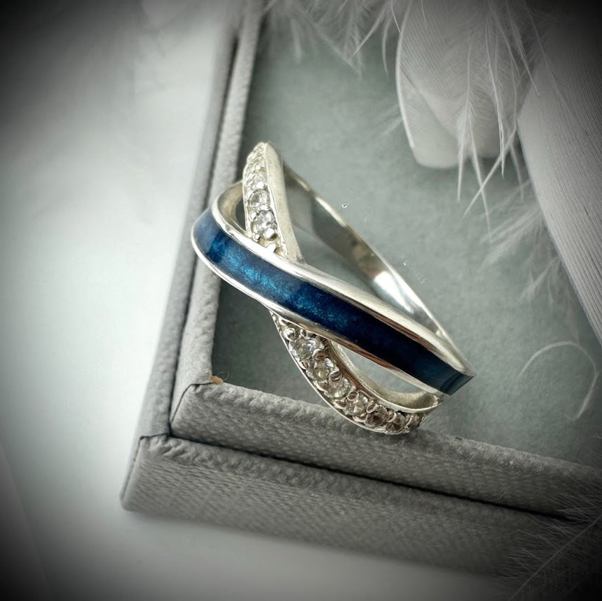 Sterling Silver Infinity Memorial Ring
