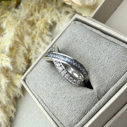 Sterling Silver Infinity Memorial Ring