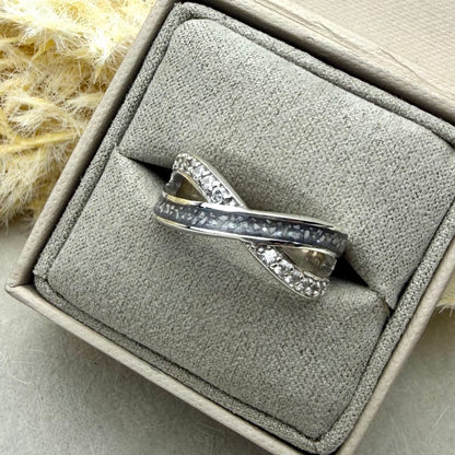 Sterling Silver Infinity Memorial Ring