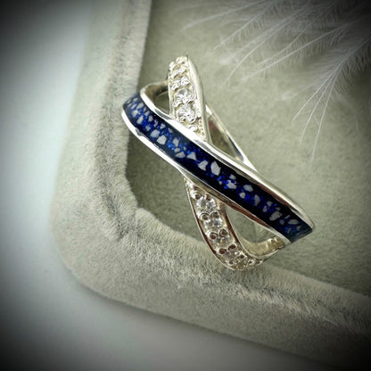 Sterling Silver Infinity Memorial Ring