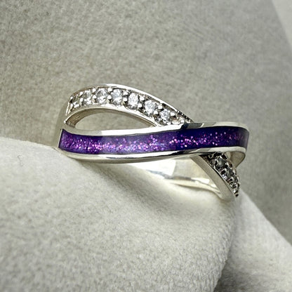 Sterling Silver Infinity Memorial Ring