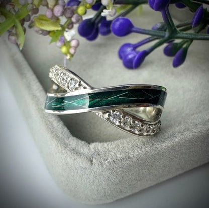 Sterling Silver Infinity Memorial Ring