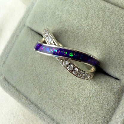 Sterling Silver Infinity Memorial Ring