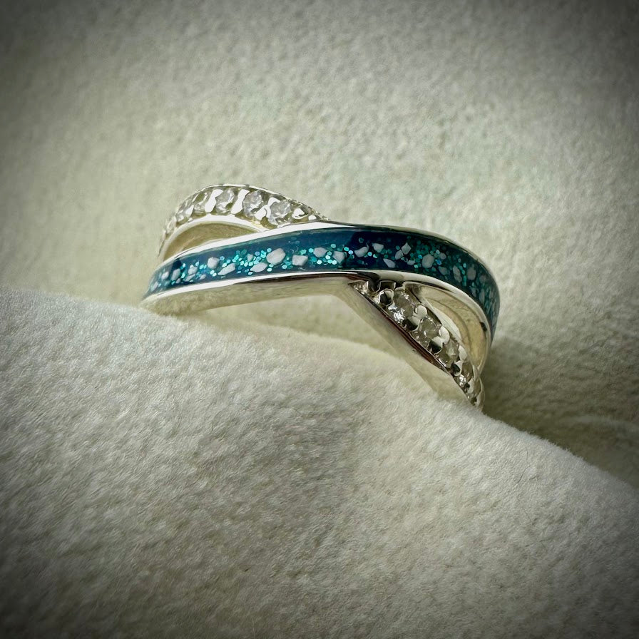 Sterling Silver Infinity Memorial Ring