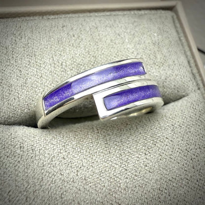 Sterling Silver Wrap around Memorial Ring
