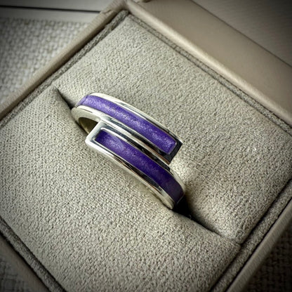Sterling Silver Wrap around Memorial Ring